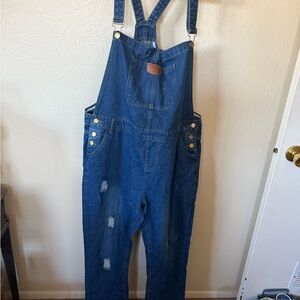 Blue Denim Overalls